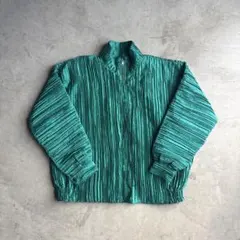 USA VINTAGE アメリカ古着ジップアップシアーブルゾン - メルカリ