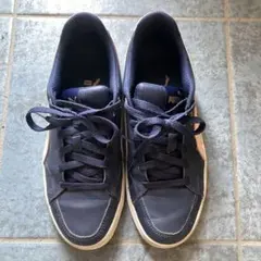 Puma ネイビー ピンク スニーカー