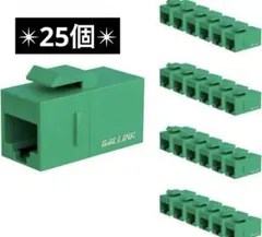 RJ45 Cat6 キーストーンカプラー LANケーブル 中継 コネクタ メス