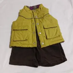 秋用・男児90㎝RALPH LAUREN半ズボン&ダウンベスト