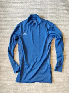 TIGORA 長袖アンダーシャツ　青　Sサイズ　ランニング　サッカー