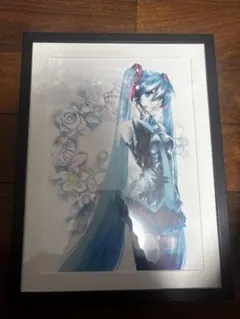 初音ミク happyくじ C賞 オリジナル複製原画 - メルカリ