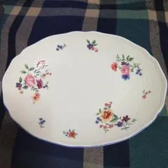 Wedgwood タフェッタフラワー花柄オーバル皿のサムネイル