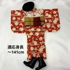606agu65▪️キッズ着物 小紋 モダン 菊▪️美品 - メルカリ
