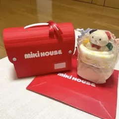 【未開封新品未使用】ミキハウス　タオル&ラトル　ギフトセット