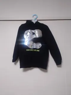 Ｈ＆Ｍ恐竜グラフィック トレーナー 黒