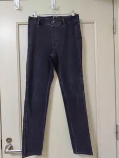 UNIQLOウルトラストレッチデニム レギンスパンツMダークグレー