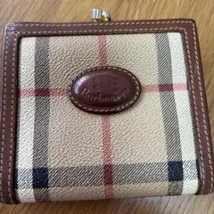 Burberry チェック柄 二つ折り財布