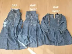 GAP デニムワンピース 3歳(100)・5歳(110)