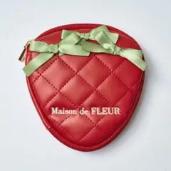 Maison de FLEUR 刺繍ロゴ いちごアクセサリーケースのサムネイル