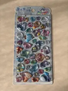 【入手困難】正規品　うるちゅるポップシール きゃらペコ うみのいきもの