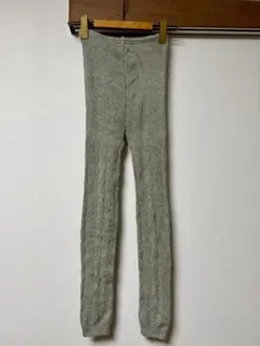 UNIQLO ユニクロ　ケーブル編みグレー レギンス M/L ヒートテック