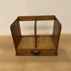 アンティーク　本立て　ブックスタンド　昭和レトロ　古家具　古道具　蚤の市