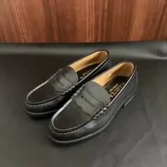 未使用 美品 HARUTA ブラック ハルタ メンズ ローファー 25cm