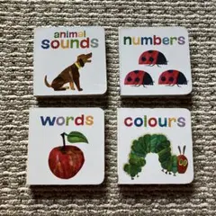 はらぺこあおむし 英語版 ミニサイズ4冊