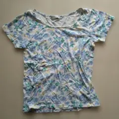 earth music&ecology 花柄 半袖Tシャツ Mサイズのサムネイル