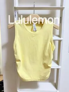 美品☆Lululemon All it Takes Nulu タンクトップ黄8番