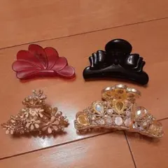 ヘアクリップ4点セット