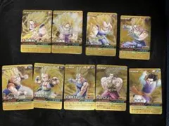 W爆裂インパクト 第3弾 EXカード 禁レア 全9枚金箔残存/折れなし