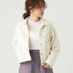 アプワイザーリッシェ ショートデニムシャツ ホワイトS - メルカリ