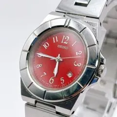 SEIKO セイコー　LK レディース　腕時計　レッド　058