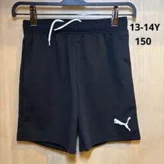 Puma ブラック ハーフパンツ　 DRYCELLキッズ　(B13)