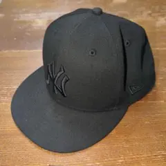 NEW ERA 59FIFTY NY ヤンキース キャップ 黒 (55.8cm)