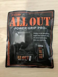【新品未使用】ALL OUT POWER GRIP PRO オレンジ MLサイズのサムネイル