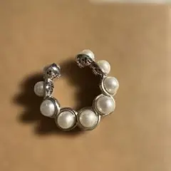 AROM. シルバー925 / PICCHIETTARE /パール イヤーカフ