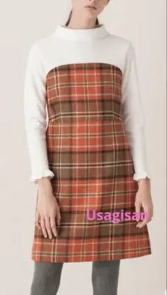 【新品 タグ付き】ブルーレーベルクレストブリッジ タータンチェックドレス