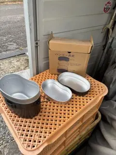 ハンゴー兵式 飯盒 3点セット アウトドア　必ず事前にご連絡を送料安くします。のサムネイル