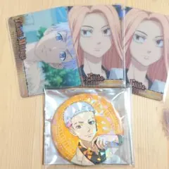 東京リベンジャーズ　三ツ谷隆　ホログラム缶バッジオーダーメイドシューズverなど