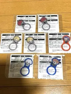 ヒプノシスマイク ちびぐるみポーズ！アクリルリング 7個セット