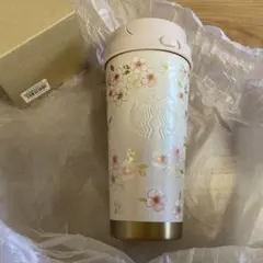 SAKURA2026 ステンレスTOGOボトルピンクベージュ＆ゴールド473ml