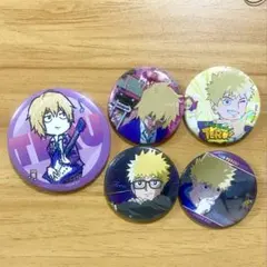 モブサイコ100 花沢輝気 缶バッジ 5点セットのサムネイル
