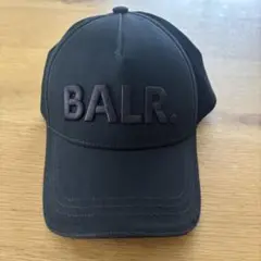 【美品】BALR. ブラック ベースボールキャップ