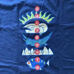 パタゴニア 生態系 絶滅危惧種 90s 復刻 Tシャツ ネイビー 廃盤