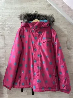 ONEILLキッズスノーボードウェア セットアップ ピンクドット140cm