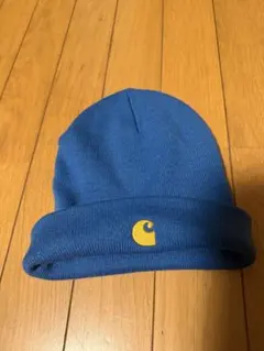 Carhartt 青 ニット帽
