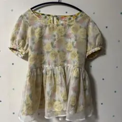 one after another NICE CLAUP 花柄半袖ブラウスのサムネイル