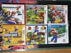 3DS マリオ系ソフト6本まとめ売り 人気作