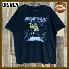 ディズニー キャラクター パワーライン グラフィックT L 古着 半袖 Tシャツ