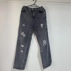 ダメージジーンズ デニム ズボン パンツ L