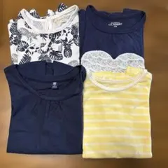 UNIQLO 女の子　半袖　Tシャツ　110cm 4枚セット　まとめ売り