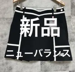ちえ様新品　ニューバランスゴルフ レディース バックプリーツ スカート ブラック