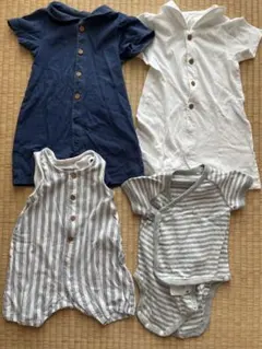 ユニクロ ベビー服 60cm 100%綿 4点セット