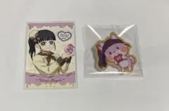 鬼滅の刃　アニマルクッキーバッジ　ランダムチョコ風カード　栗花落カナヲ