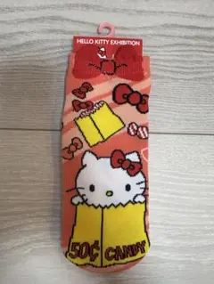 ハローキティ展　ハローキティ キャンディデザイン ソックス
