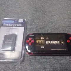 SONY PSP3000 本体 黒と赤