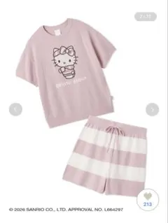 ジェラピケ×サンリオ ハローキティ ルームウェアセット